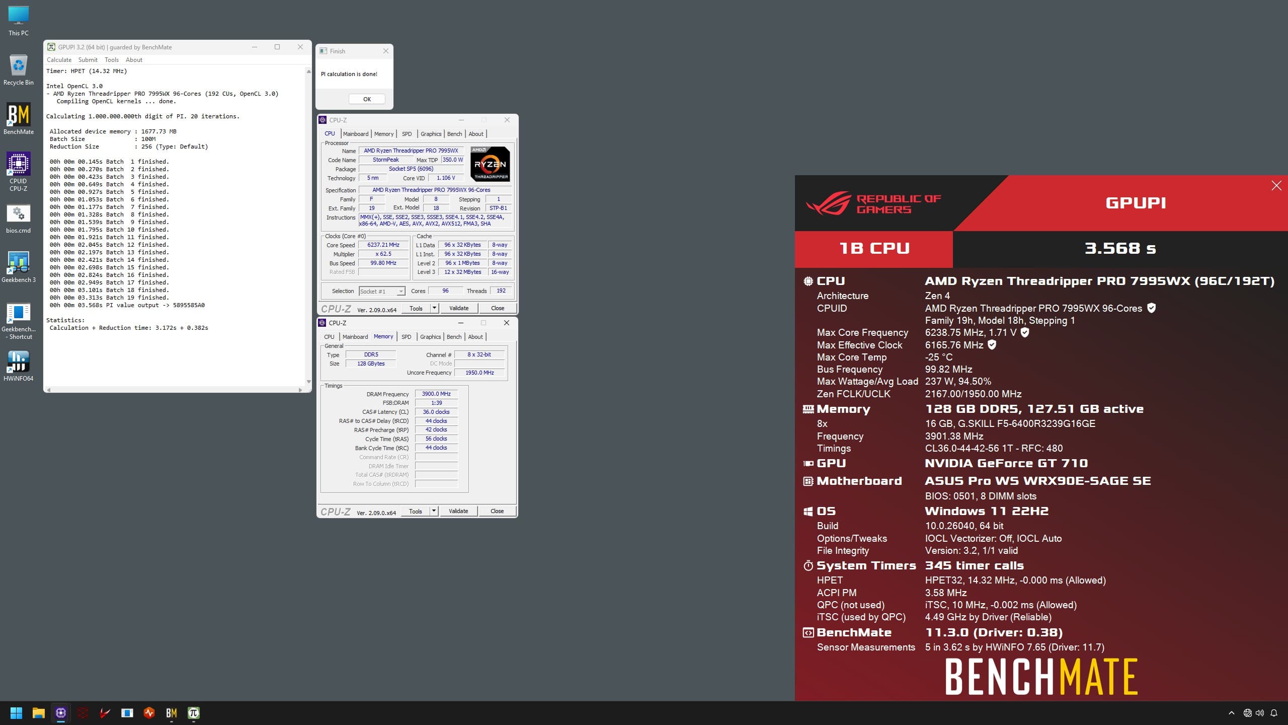 GPUPI 1B for CPU World Record by Seby